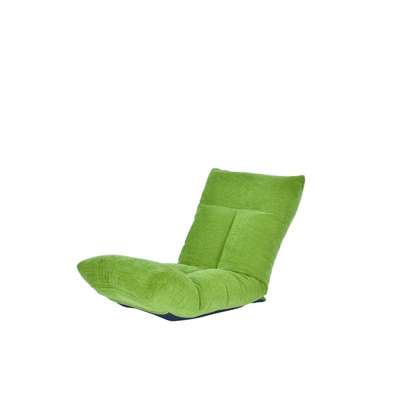 日本製 国産 足上げ リクライニング リラックス 座椅子 (イス チェア) リヨン グリーン 緑 究極のリラックス体験 日本製の至福座椅子 重