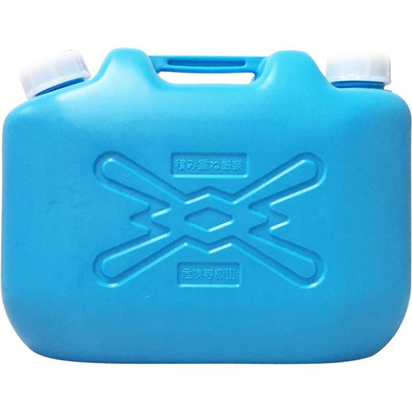 灯油缶 青 10L ポリタンク 青い灯油の宝箱 10L 使い捨てポリ容器