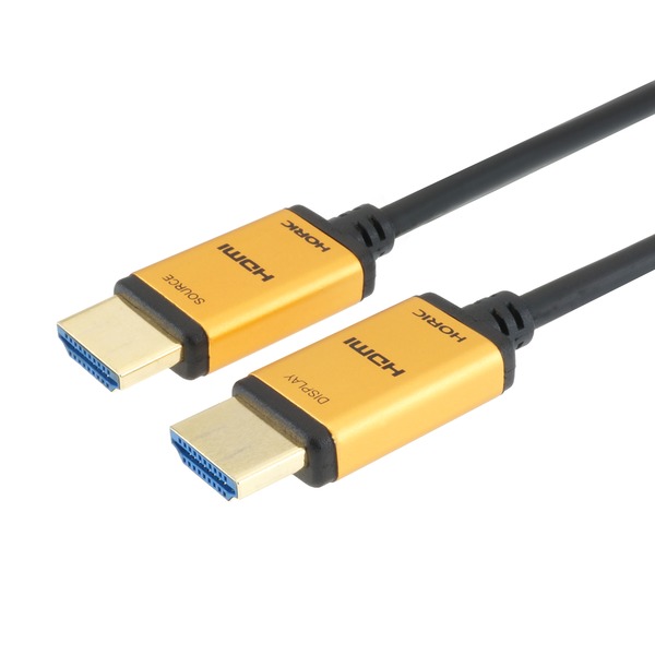 ホーリック 光ファイバー HDMIケーブル 配線 10m スタンダードタイプ ゴールド HH100-531GP 送料無料