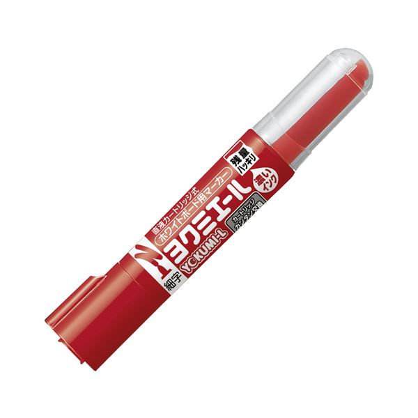 (まとめ) コクヨ ホワイトボード用マーカーペン ヨクミエール 細字・丸芯 赤 PM-B501R 1本 【×100セット】 白 送料無料