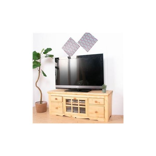 テレビ台 テレビボード TVボード 120×38×47cm ナチュラルブラウン 木製 引き出し整理 収納付き AV機器整理 収納 可 完成品 リビング ダ