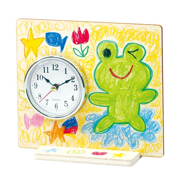 （まとめ）おえかき時計【×10セット】 おえかきの魔法時計【10個セット】- 子供たちの創造力を広げる、楽しく学べるお絵描き時計 送料無