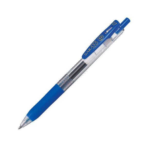 (まとめ) ゼブラ ゲルインクボールペン サラサクリップ 0.7mm 青 JJB15-BL 1本 【×100セット】 送料無料