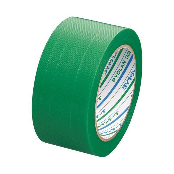 ダイヤテックス パイオラン養生テープ 50mm*25m 緑 30巻 緑の養生テープ、50mm*25m、30巻 ダイヤテックスが贈る、パイオランの力で施工効