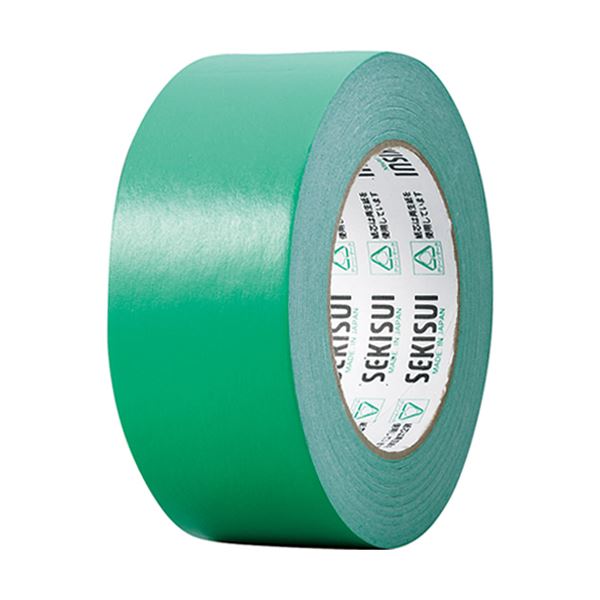 (まとめ) 積水化学 カラークラフトテープ#500WC 50mm×50m 緑 K50WM13 1巻 【×30セット】 送料無料
