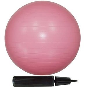 【10個セット】エクササイズボール 55cm ピンク ピンクの55cmエクササイズボール、10個セットでお得に 送料無料