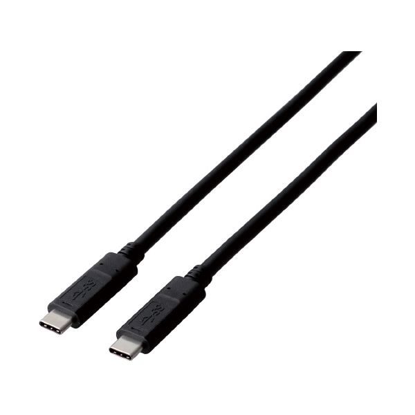 USB3.1(Gen1)C-Cケーブル 配線 2m ブラック MPA-CC13A20NBK 黒 高速データ転送の革命、信頼性と耐久性に優れたUSB3.1(Gen1)C-Cケーブル