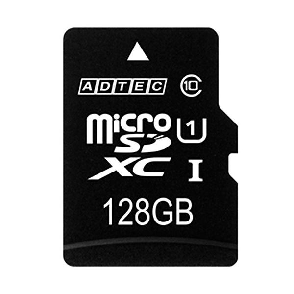 アドテック microSDXC UHS1128GB SD変換アダプター付き AD-MRXAM128G/U1 1枚 送料無料