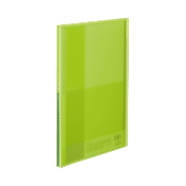 （まとめ）コクヨ クリヤーブック（Glassele） 固定式 A4タテ 20ポケット ライトグリーン ラ-GL20LG 1冊 【×20セット】 緑 送料無料