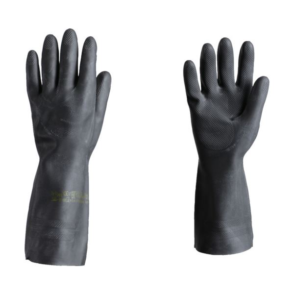 （まとめ）アンセル 耐薬品手袋 エクストラ 87-950 Mサイズ 87-950-8 1双【×10セット】 最高の耐薬品手袋、あなたの手を守るエクストラ