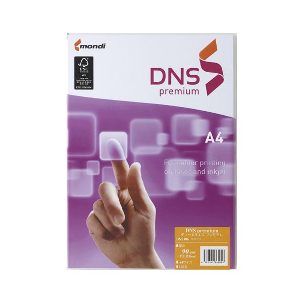 DNS プレミアム A4 90g ホワイト 500枚 DNS506 白 送料無料