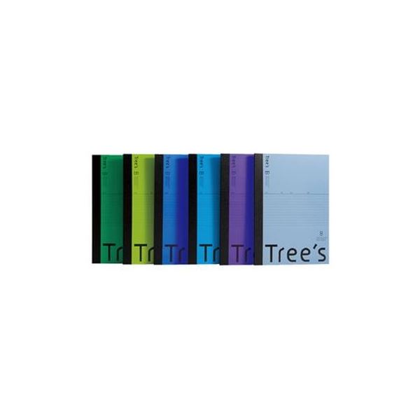 （まとめ）キョクトウ・アソシエイツ Trees B5 B罫 30枚 グリーン【×50セット】 緑 送料無料