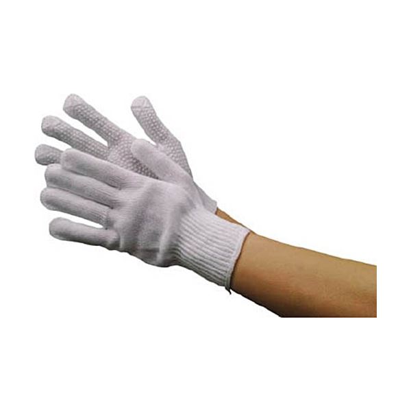 (まとめ) 丸和ケミカル シリコンボツ うす手タイプ 白粒 L 4020-W 1双 【×10セット】 細かな作業に最適な薄手手袋 シリコンボツのうす手