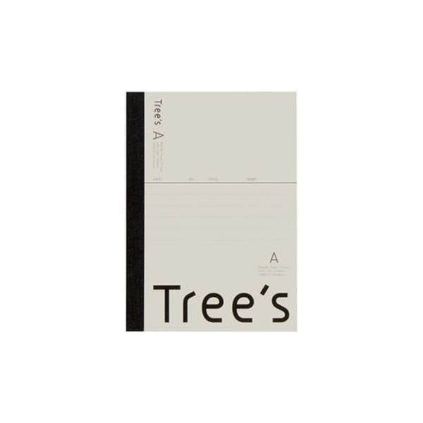 （まとめ）キョクトウ・アソシエイツ Trees A6 A罫 48枚 クリーム【×100セット】 送料無料