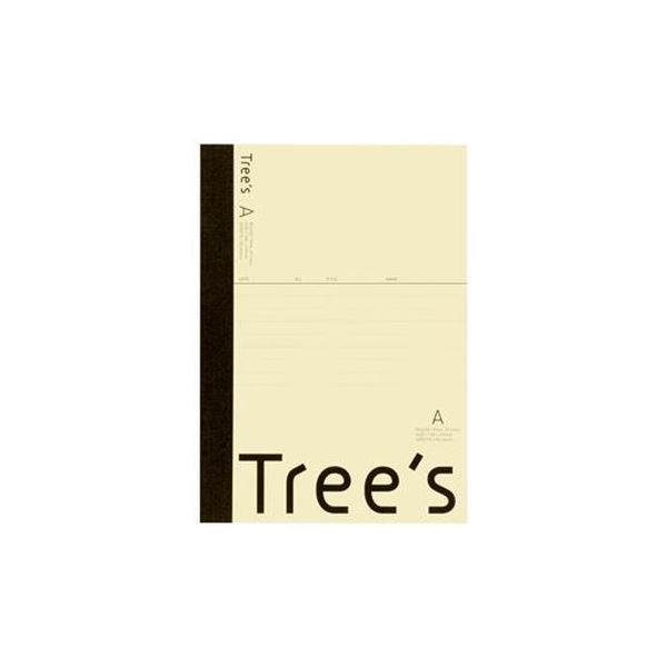 （まとめ）キョクトウ・アソシエイツ Trees A5 A罫 30枚 クリーム【×100セット】 送料無料