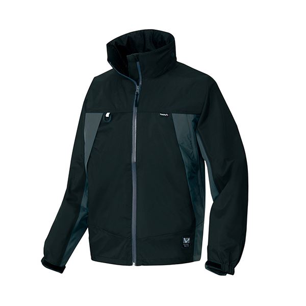アイトス 全天候型ジャケット3層ミニリップ ブラック×チャコール Sサイズ AZ-56301-010-S 1着 黒 送料無料