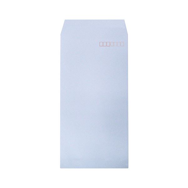 (まとめ) ハート 透けないカラー封筒 長3パステルアクア XEP294 1セット（500枚：100枚×5パック） 【×5セット】 送料無料