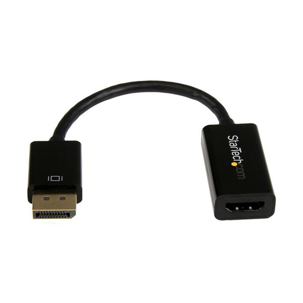 （まとめ）StarTech.com DisplayPort-HDMI 4K オーディオ/ビデオ アクティブ変換アダプタ DP2HD4KS 1個 【×3セット】 送料無料