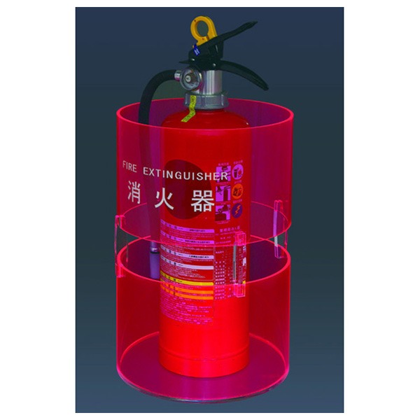 消火器ボックス 据置型 SK-FEB-FG330 蛍光ピンク 炎を抑える魔法の箱 スタンディングタイプの消火器ボックス、フラッシュピンク 送料無料