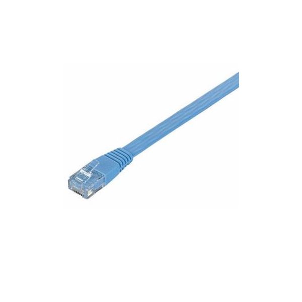 (まとめ） スーパーフラットLANケーブル 配線 ブルー 30m LD-CTFS/BU30 1本【×3セット】 青 極薄で高速通信対応の1.2mmスリムLANケーブ