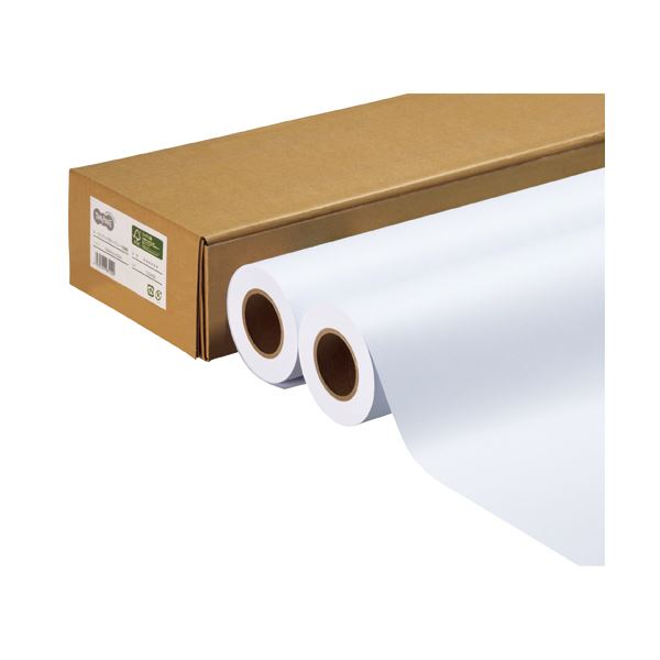 (まとめ) TANOSEE ハイグレード普通紙 A2ロール 420mm×50m 1箱（2本） 【×5セット】 送料無料