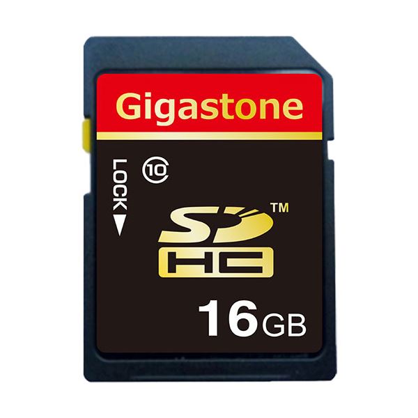(まとめ) Gigastone SDHCカード16GB class10 GJS10/16G 1枚 【×10セット】 送料無料