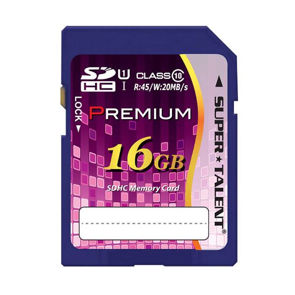 （まとめ）スーパータレントUHS-I対応SDHCメモリーカード CLASS10 16GB ST16SU1P 1枚【×3セット】 送料無料