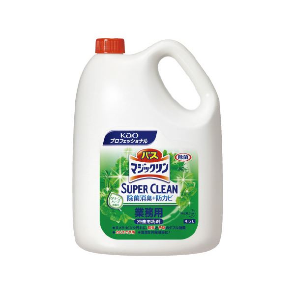 バスマジックリンプラス 業務用除菌消臭液 4.5L×4本セット バスマジックリン除菌消臭プラス 業務用4.5L×4本◇関連： 生活用品／インテリア／雑貨／バス用品／入浴剤／お風呂掃除 （キーワード： 