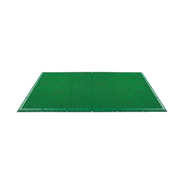 山崎産業 エバック サンステップマット 600×900mm グリーン F-131-6-G 1枚 緑 汚れ知らず 雨や泥も通さない 外でも床をキレイに保つ 最