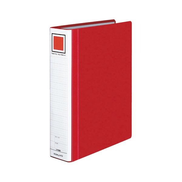 (まとめ) コクヨ チューブファイル(エコツインR) A4タテ 500枚収容 背幅65mm 赤 フ-RT650R 1冊 【×10セット】 送料無料