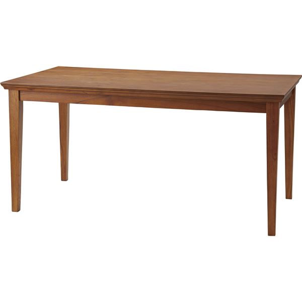 ダイニングテーブル ダイニング用テーブル 食卓テーブル 机 リビングテーブル リビング用 応接テーブル 約幅150cm ブラウン 木製 組立品