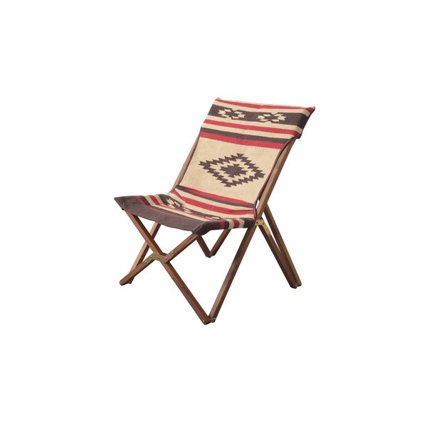 折りたたみ椅子 (イス チェア) アウトドアチェア (イス 椅子) 幅58cm TTF-925B 木製 コットン 本革 レザー フォールディングチェア 屋外