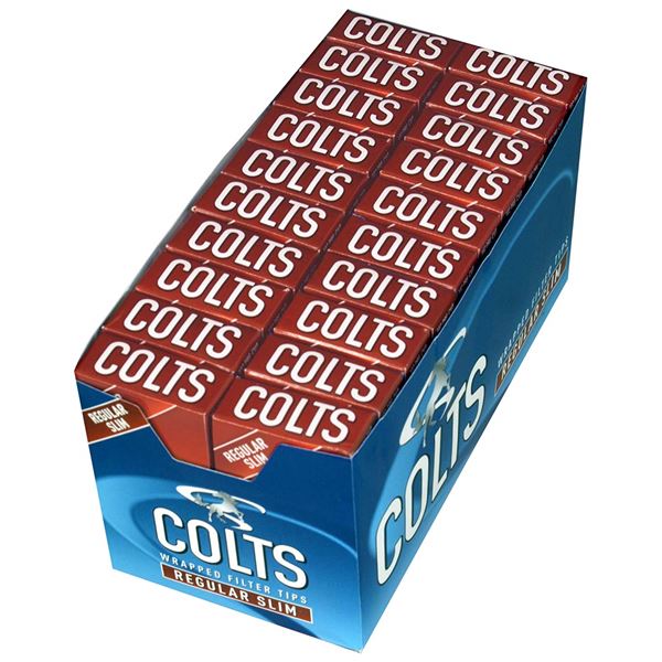 COLTS（コルツ） スリムフィルター プレーン 20箱セット 〔手巻きたばこ用 フィルター〕 送料無料