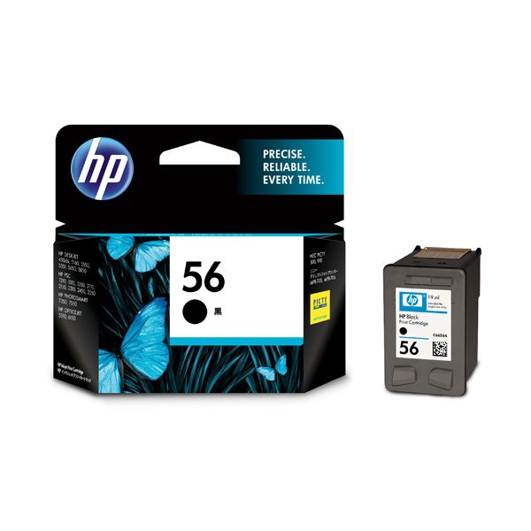 （まとめ）HP HP56 プリントカートリッジ 黒 C6656AA#003 1個 【×3セット】 送料無料