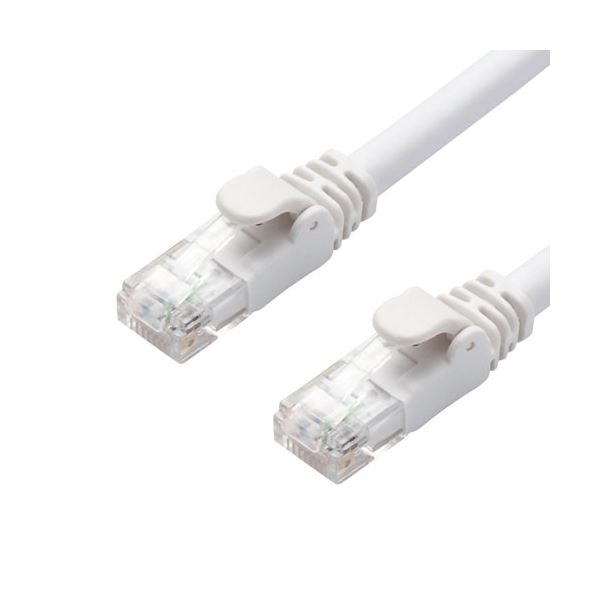 5個セット LANケーブル 配線 /CAT6A/スタンダード/1m/ホワイト LD-GPA/WH1X5 白 送料無料