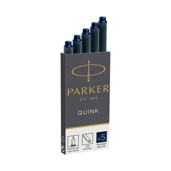 （まとめ）パーカー PARKER CTインク ブルーブラック 5本 19 50385【×50セット】 黒 青 送料無料