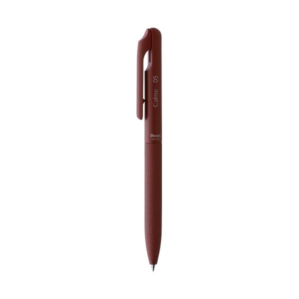 (まとめ) ぺんてる 単色ボールペン Calme 0.5mm インク色赤/赤軸 BXA105B-B 【×50セット】 送料無料