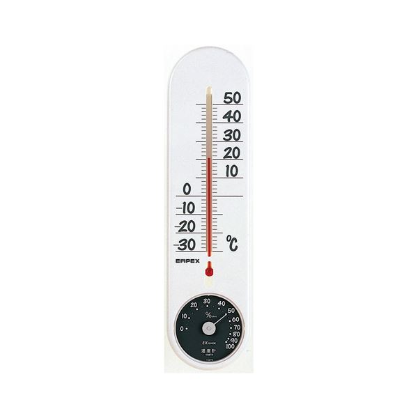 エンペックス 温湿度計 TG-6621 ホワイト 白 エンペックスのTG-6621ホワイトは、快適な空間を演出し、温度と湿度を正確に計測して理想的