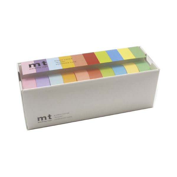 (まとめ) カモ井加工紙 mt 10P 明るい色2 MT10P003R 【×3セット】 鮮やかな色彩が躍動する紙 創造力を刺激し、アイデアを彩る プロジェ