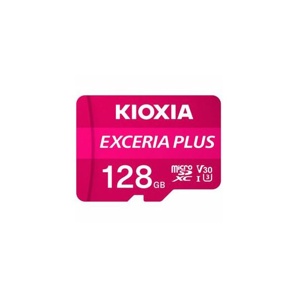 KIOXIA MicroSDカード EXERIA PLUS 128GB KMUH-A128G 超高速データ転送 最大容量128GBのマイクロSDカード あなたのデジタルライフをさら