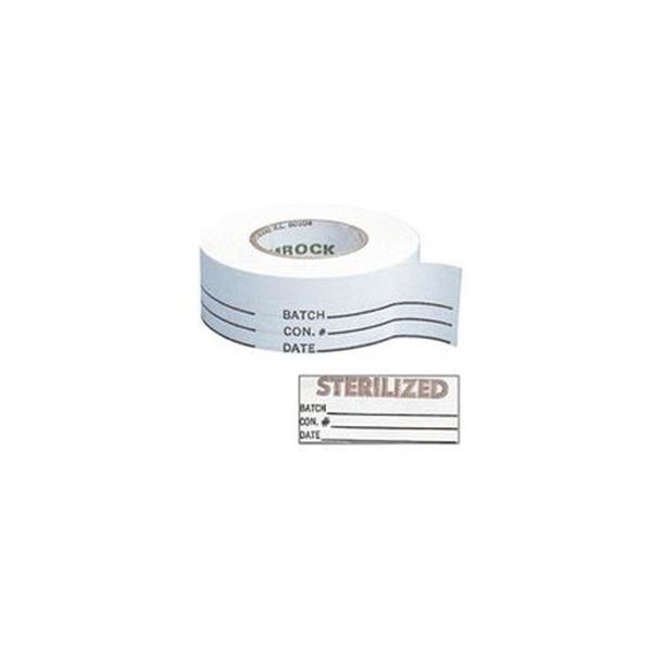 （まとめ）インジケーターテープ（オートクレーブ用） 20mm×12.7m SIL-34-1 【×5セット】 オートクレーブ用の透明なインジケーターテー