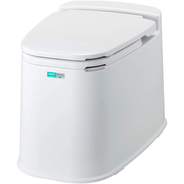 コンドル リフォームトイレ P型和風式 アイボリー 乳白色 簡単なリフォームで快適なトイレ空間へ 和風スタイルのアイボリー色トイレ、コ