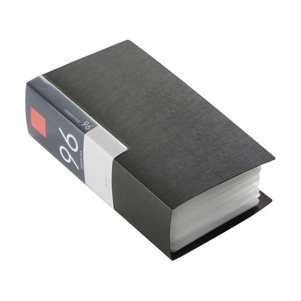 (まとめ) バッファローCD & DVDファイルケース ブックタイプ 96枚整理 収納 ブラック BSCD01F96BK 1個 【×10セット】 黒 送料無料