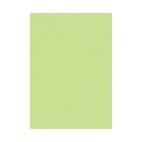 (まとめ）北越コーポレーション 紀州の色上質A3Y目 薄口 鶯 1冊(500枚)【×3セット】 鮮やかな彩り、紀州の輝き 色上質の極み、A3Y目の薄