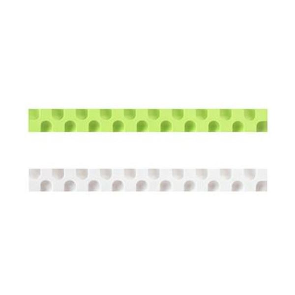 （まとめ）コクヨ 消しゴム カドケシスティックつめ替え用消しゴム（ライトグリーン・ホワイト）ケシ-U600-4 1セット（20本：2本×10パッ