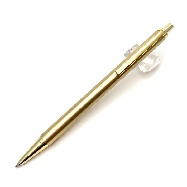 金属 ボールペン/文房具 【真鍮 ゴールドカラー】 日本製 0.7mm 文具 オフィス用品 ステーショナリー『Metal Pen』 送料無料