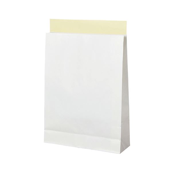 (まとめ）TANOSEE 宅配袋 晒片つや 大 白封かんテープ付 1パック（100枚）【×3セット】 送料無料
