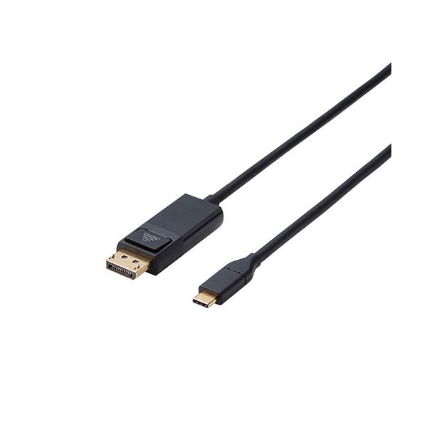 変換ケーブル 配線 Type-C-DisplayPort 2.0m ブラック CAC-CDP20BK 黒 送料無料