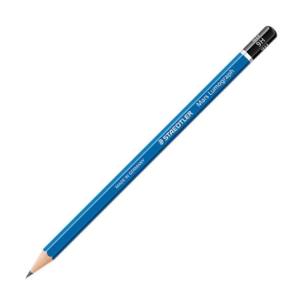(まとめ) ステッドラー マルス ルモグラフ製図用 高級鉛筆 9H 100-9H 1ダース(12本) 【×5セット】 一筆書きで、紙にしっかりと定着 均一