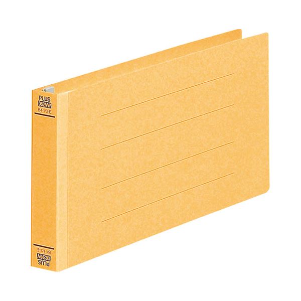 （まとめ）プラス フラットファイル 062NW 伝票 イエロー10冊【×30セット】 黄 色とりどりの鮮やかさ 書類整理に最適なプラスチックファ